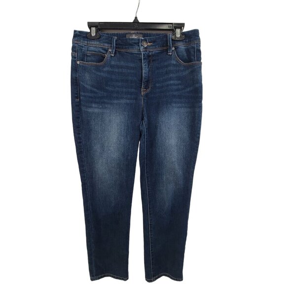 Chico's So Slimming. Crop  Women's Denim Jeans Blue  Size 4 - Picture 1 of 9
